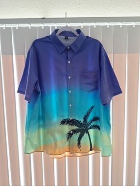 Unbranded Hawaiian Button Front Shirt